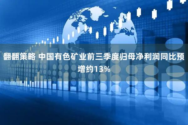 翻翻策略 中国有色矿业前三季度归母净利润同比预增约13%